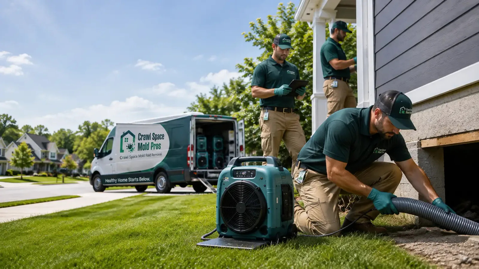 Crawl Space Mold Removal in Sag Harbor, NY